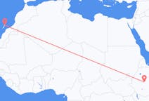 Flyreiser fra Addis Abeba, til Lanzarote