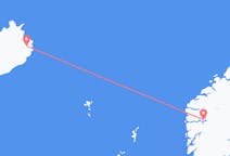 Flyreiser fra Sogndal, Norge til Egilsstaðir, Island