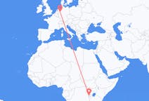 Flyrejser fra Goma til Münster