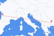 出发地 保加利亚普罗夫迪夫目的地 法国波尔多的航班