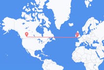 Flyreiser fra Calgary, Canada til Newquay, England