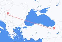 Lennot Erzurumista Belgradiin