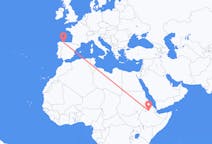 Flüge von Lalibela, Äthiopien nach Santiago del Monte, Spanien