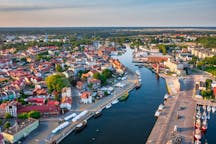 Casas de campo em Ustka, Polónia