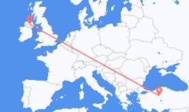 Flights from Turkey to Northern Ireland
