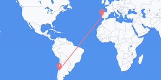 Flyreiser fra Chile til Portugal