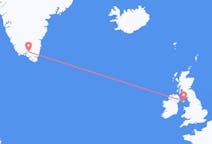 Flyreiser fra Narsarsuaq, til Douglas