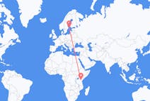 Flyg från Mount Kilimanjaro till Mariehamn