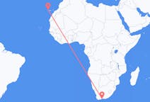 Vluchten van George, Zuid-Afrika naar La Palma (ort i Mexiko, Guanajuato, Salamanca), Spanje