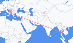 Flyrejser fra Pattaya, Thailand til Brindisi, Italien