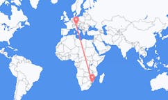 Flyrejser fra Xai-Xai, Mozambique til Innsbruck, Østrig