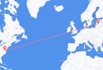 Flyrejser fra Richmond til Riga