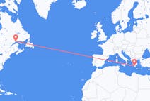 Flyrejser fra Sept-Îles, Canada til Kalamata, Grækenland