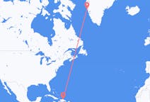 Lennot Puerto Platasta, Dominikaaninen tasavalta Maniitsoqille, Grönlanti