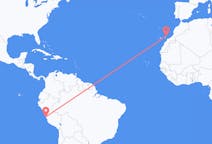 Vols de Lima pour Lanzarote
