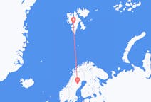 Flyreiser fra Lycksele, til Svalbard