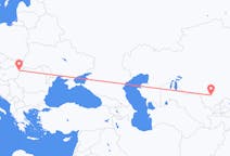 Flyrejser fra Turkistan til Debrecen