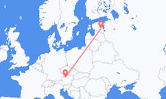 Voos de Linz, Áustria para Tartu, Estônia