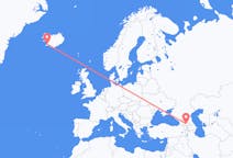 Flyg från Tbilisi till Reykjavík