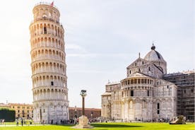 Getimede toegang tot de scheve toren van Pisa en de kathedraal