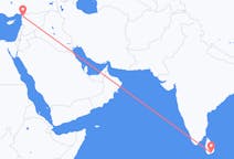 Flug frá Hambantota, Srí Lanka til Hatay-héraðs, Tyrklandi