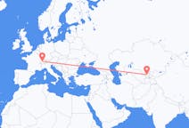 Flyrejser fra Tasjkent, Usbekistan til Bern, Schweiz