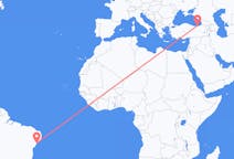 Flug frá Aracaju, Brasilíu til Trabzon, Tyrklandi