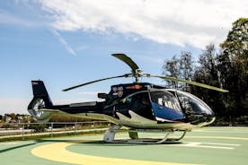 Como-järven helikopterikierros lounaalla