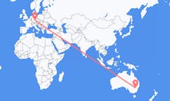 Flyreiser fra Parkes, Australia til Nürnberg, Tyskland