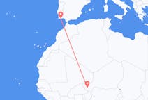 Flyreiser fra Niamey, til Faro-distriktet