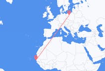 Flyrejser fra Dakar til Bydgoszcz