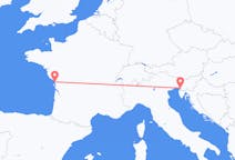Flyreiser fra La Rochelle, Frankrike til Trieste, Italia