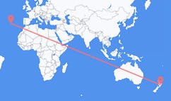 Flyg från Napier, Nya Zeeland till Ponta Delgada