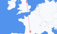Vluchten van Toulouse naar Kirmington