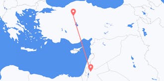ヨルダンからトルコへのフライト