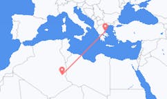 Lennot Illiziltä, Algeria Skiathokselle, Kreikka