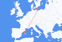 Flyreiser fra Heringsdorf, til Palma