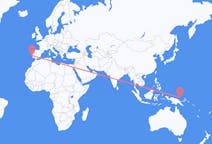 Flights from Manus Island to Lisbon