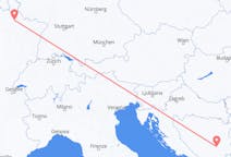 เที่ยวบิน จาก ซาราเยโว, บอสเนียและเฮอร์เซโกวีนา ไปยัง Metz, ฝรั่งเศส