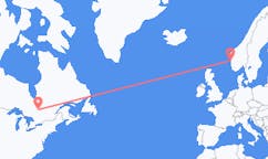 Flights from Val-d Or to Bergen