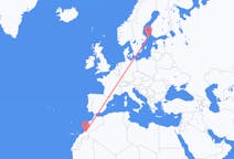 Voos de Guelmim, Marrocos para Mariehamn, Ilhas Åland