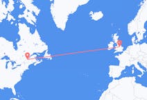 Flyrejser fra Québec til Nottingham