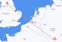 Flyreiser fra Stuttgart, Tyskland til Leeds, England