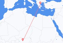 Flyrejser fra Kaduna, Nigeria til Volos, Grækenland