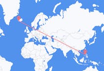 Vluchten van San José, Occidental Mindoro naar Reykjavík