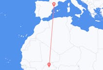 Flyrejser fra Ouagadougou til Reus