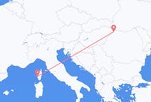 Flyreiser fra Ajaccio, til Satu Mare