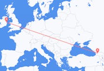 Flyrejser fra Kutaisi til Dublin