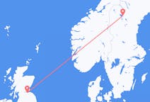 Flyg från Östersund till Edinburgh