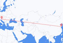 칭다오 출발, 류블랴나 도착 항공편